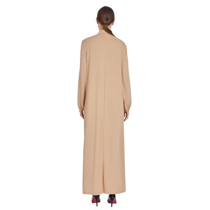 Collar Abaya Dress #25994