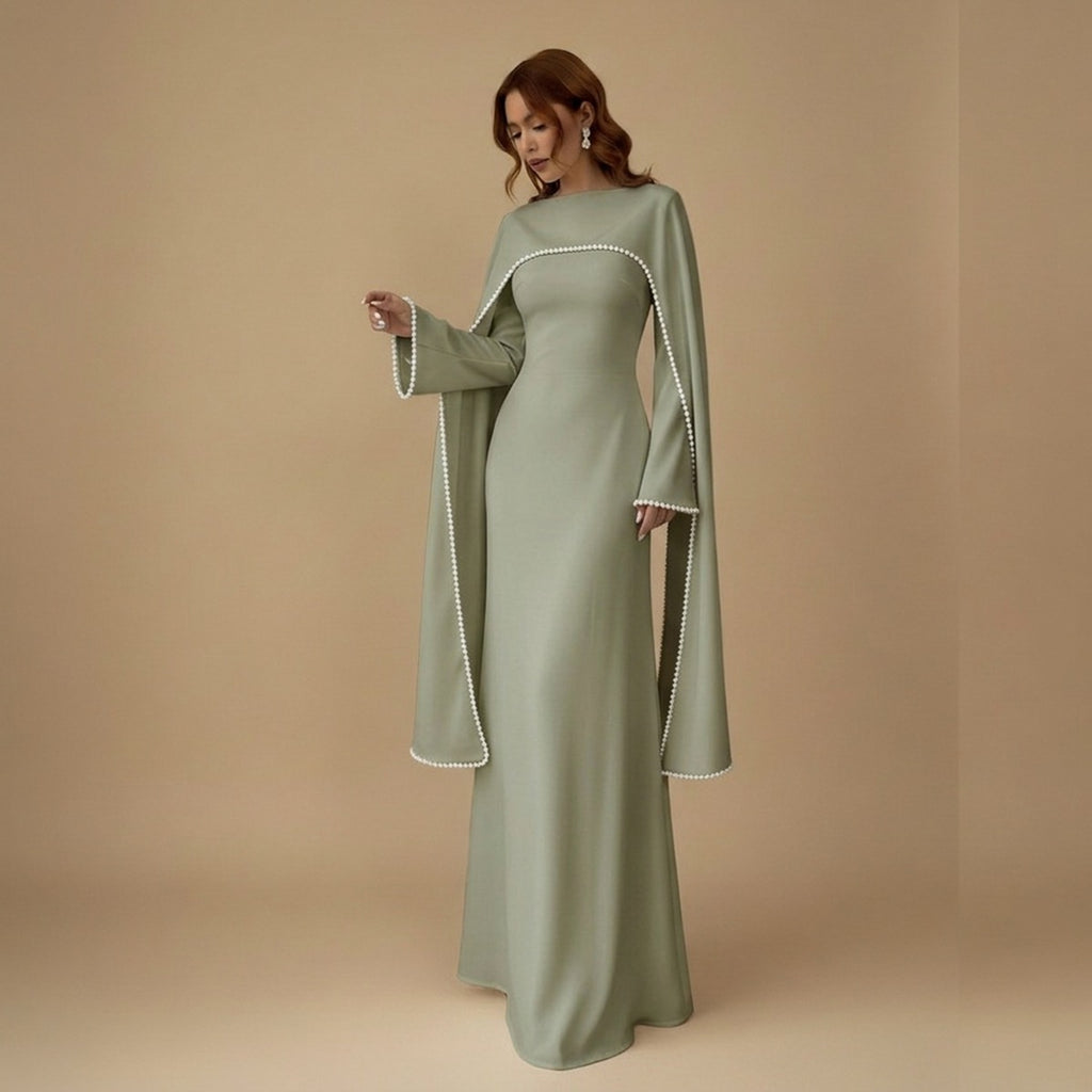 عباءة مطرزة بالخرز للنساء المسلمات #261167