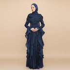 Muslim Women Abaya Dress With Cape #261169