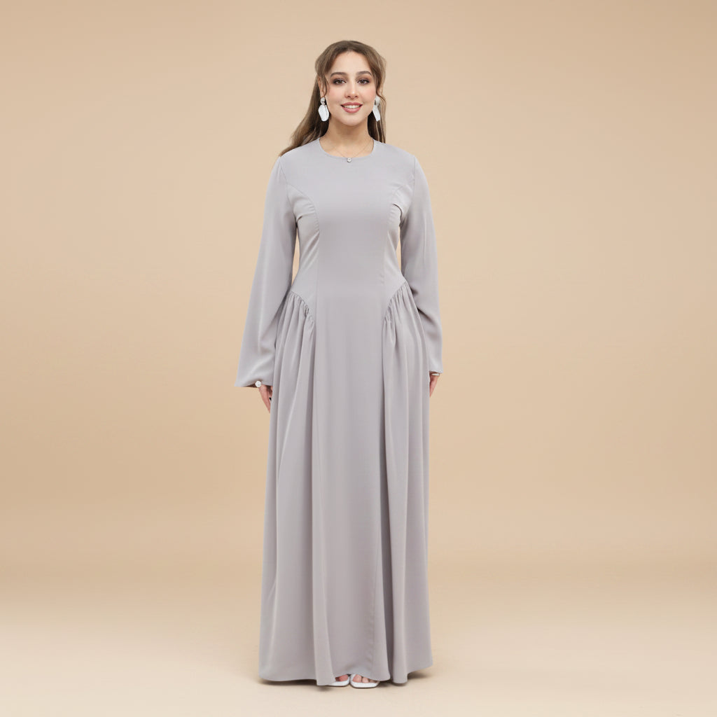 Back Strap Nida Abaya Dress For Women - #261155