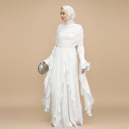 Muslim Women Abaya Dress With Cape #261169