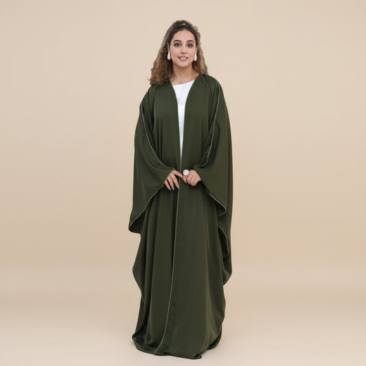 Muslim Women Nida Cardigan Open Abaya Dress - Modest Fashion - #261193