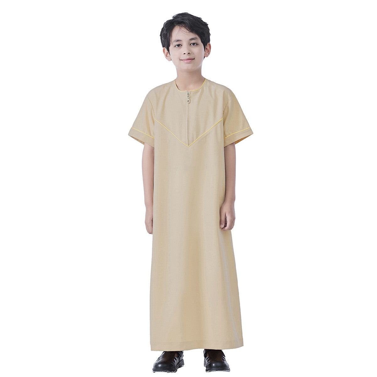 ثوب عربي للأطفال الصغار في الشرق الأوسط، كم قصير #26T890