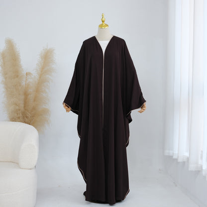 Muslim Women Nida Cardigan Open Abaya Dress - Modest Fashion - #261193