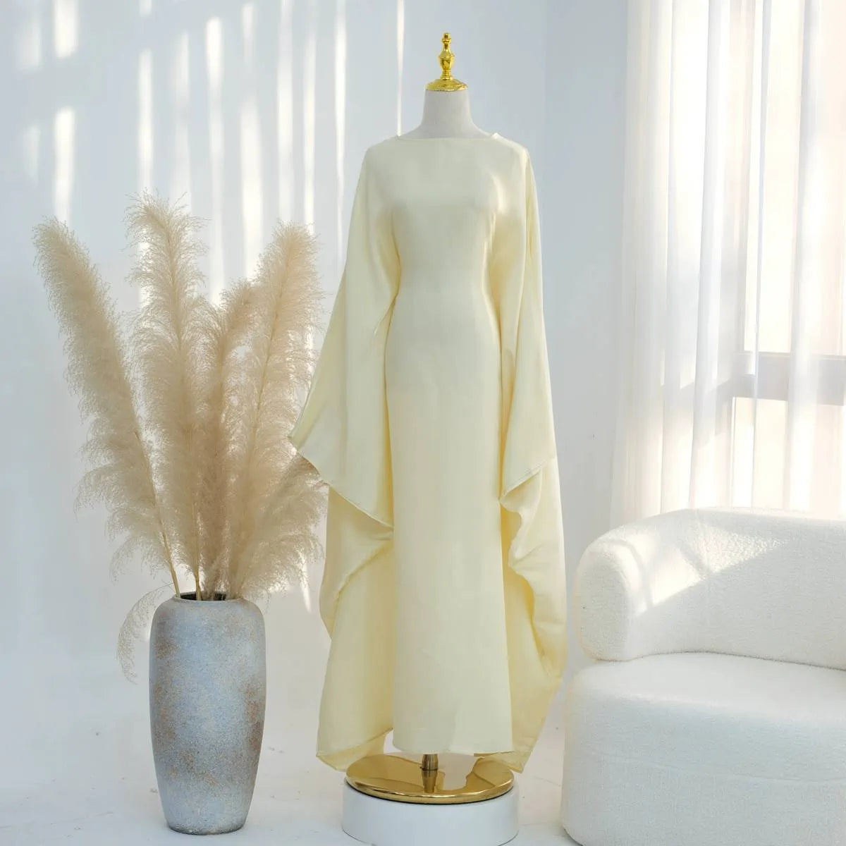 فستان عباية لامع - ٢٠ لونًا