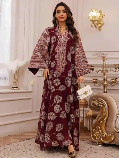 Sequins Embroidery Doris Eid Caftan Kaftan Dress #25423