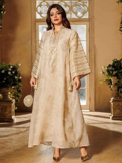 Sequins Embroidery Doris Eid Caftan Kaftan Dress #25423