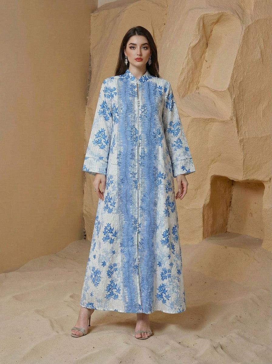 فستان مطرز للعيد للنساء المسلمات، قفطان #26M186