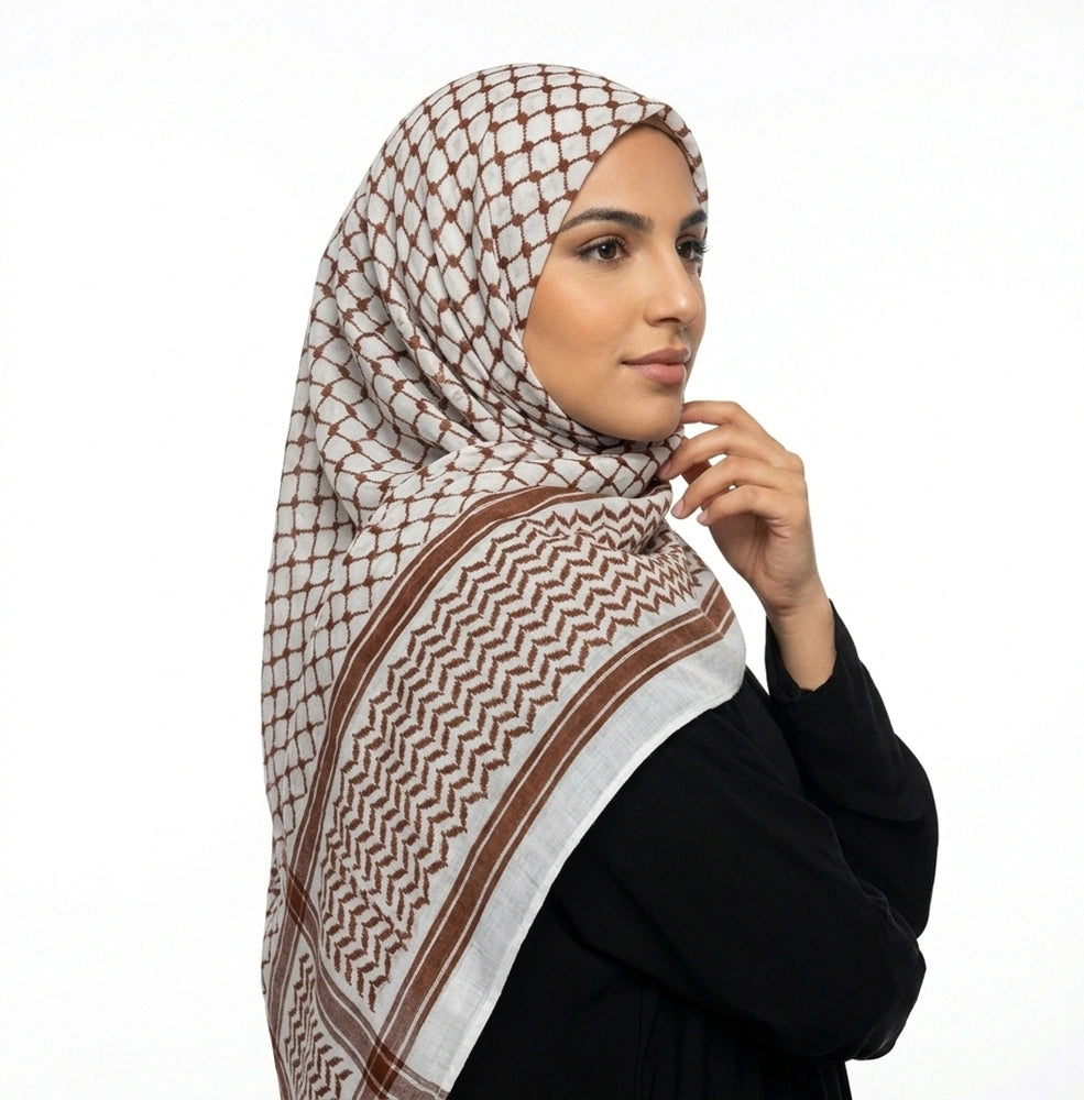 20 Colors Options Chiffon Keffiyeh Palestine Hijab For Women