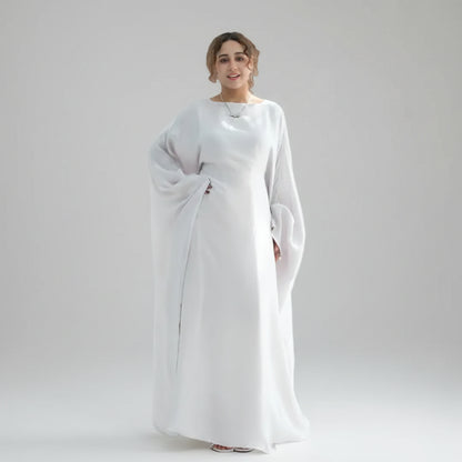 Muslim Women Affordable Sparkling Abaya Dress - 20 Color Options