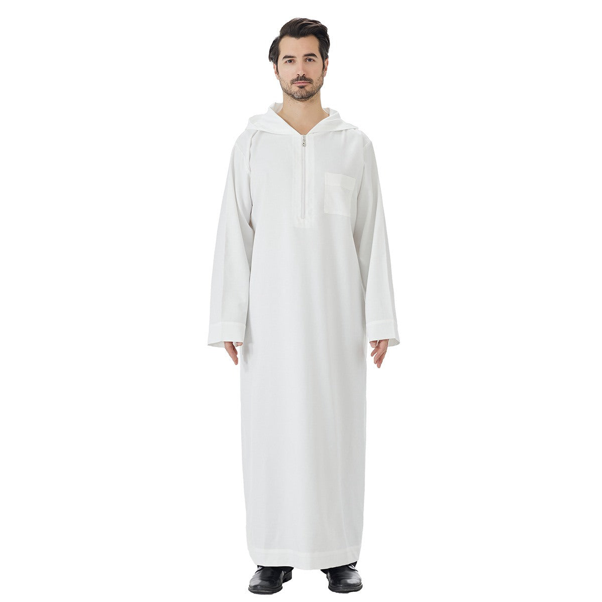 ثوب إسلامي عربي بغطاء رأس للرجال #26T848