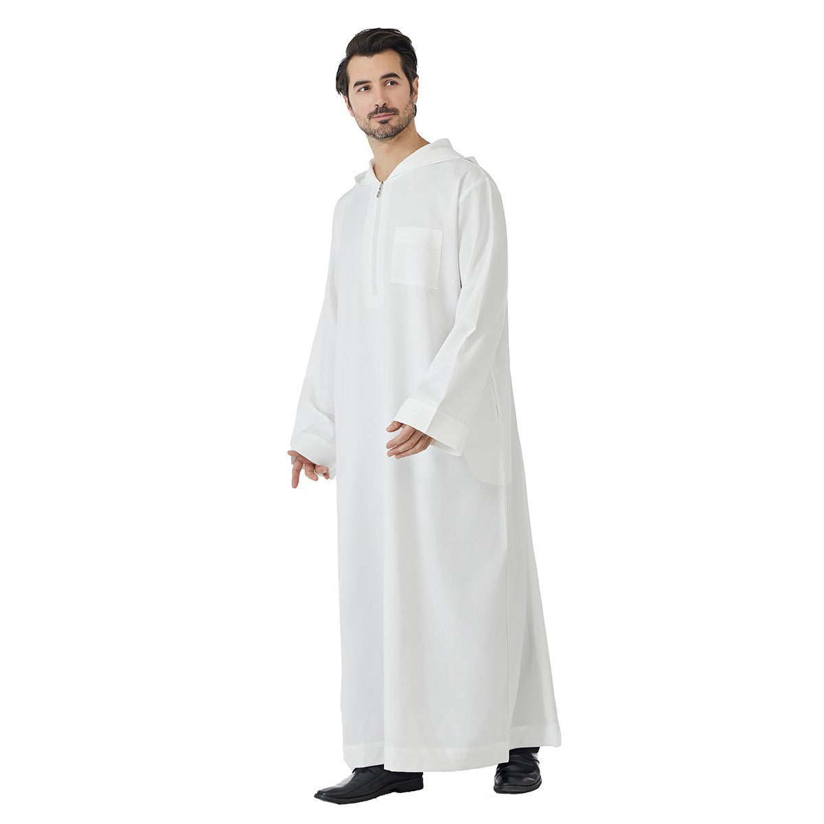 Islamic Muslim Arabic Hooded  Thobe Jubba Djellaba For Men #26T848