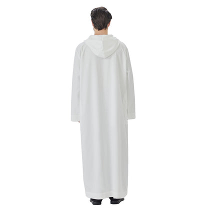 Islamic Muslim Arabic Hooded  Thobe Jubba Djellaba For Men #26T848