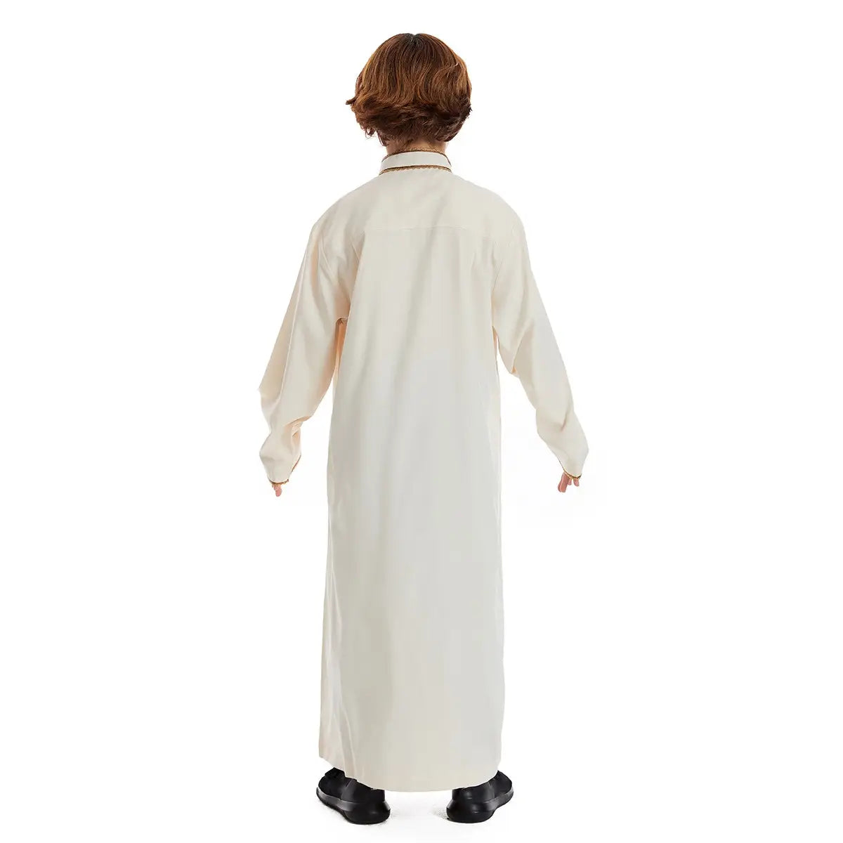Zipper Middle East Arab Boy Thobe Thawb Clothing
