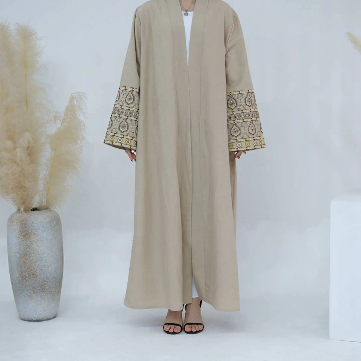 Beige, Black