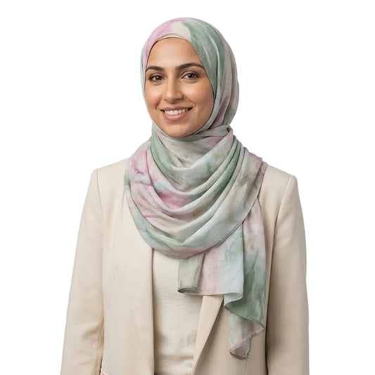 وشاح حجاب مطبوع خاص بالنساء المسلمات #26YW446