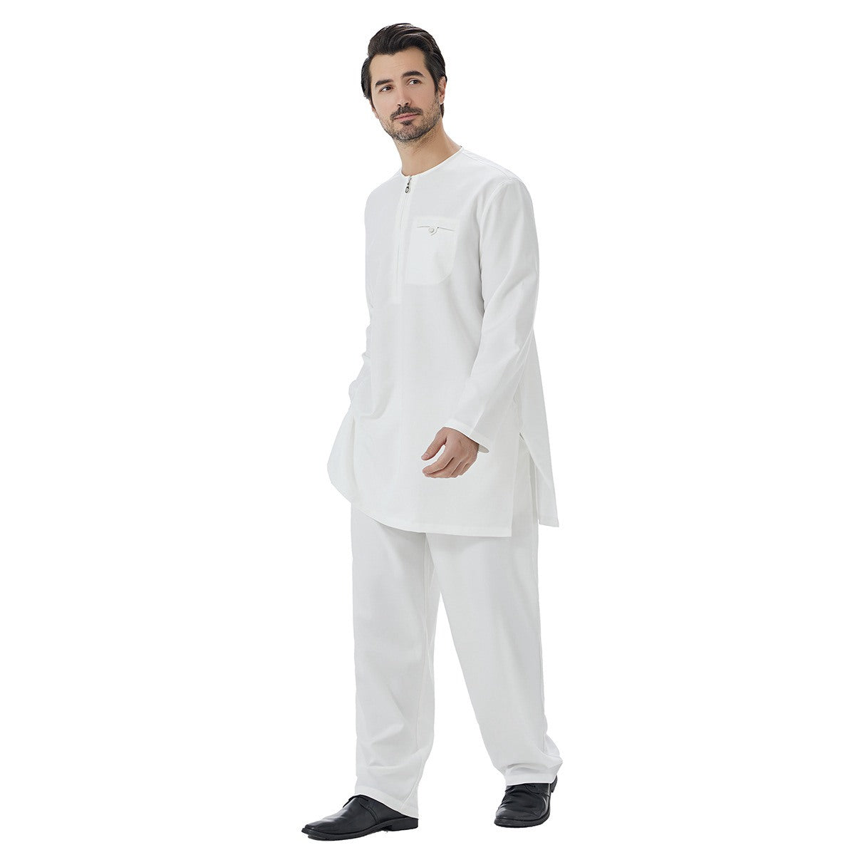 طقم قطعتين للرجال المسلمين العرب (بلوزة وبنطال) #26T849