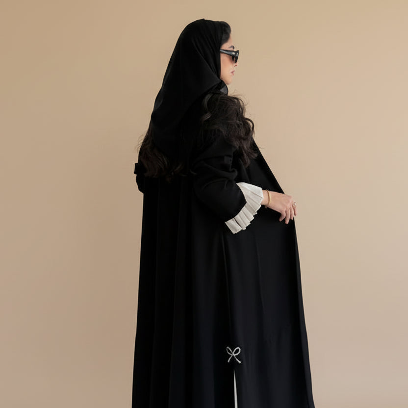 فستان عباية مفتوح من كارديجان نسائي مسلم #25249