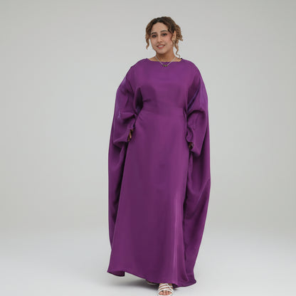 Muslim Women Affordable Sparkling Abaya Dress - 20 Color Options