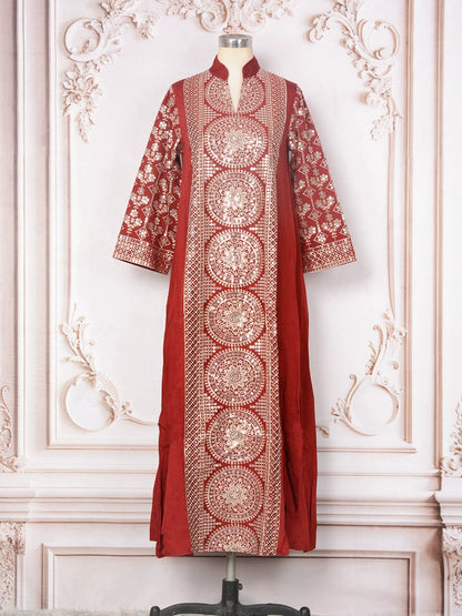 Eid Sequins Middle East Arab Caftan Kaftan Dress #25397