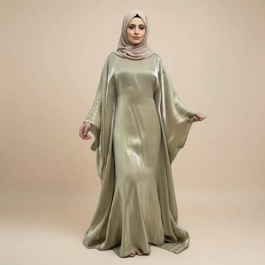 Sparkling Abaya Dress - 20 Color Options