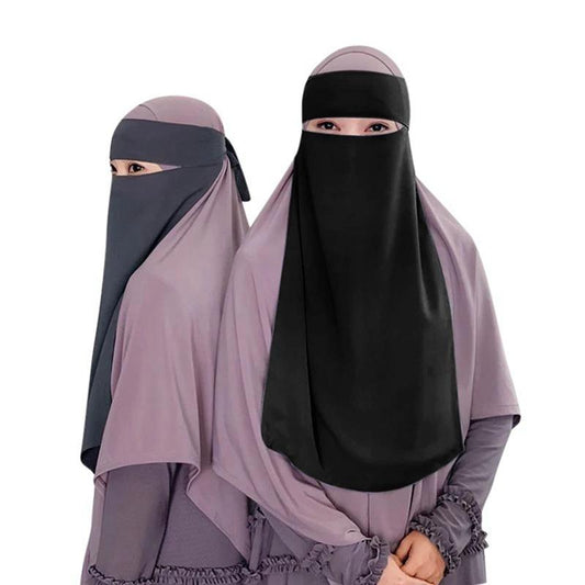نقاب نسائي بعشرة ألوان