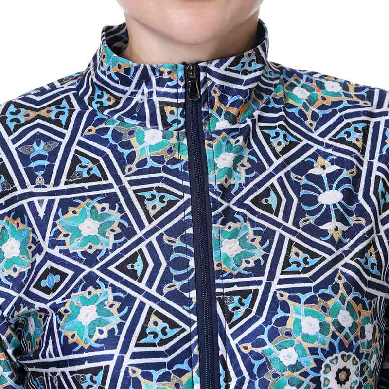 3XL-8XL Plus Size Printed Arab Muslim Women Burkinis Swimwear Islamic Swimsuit