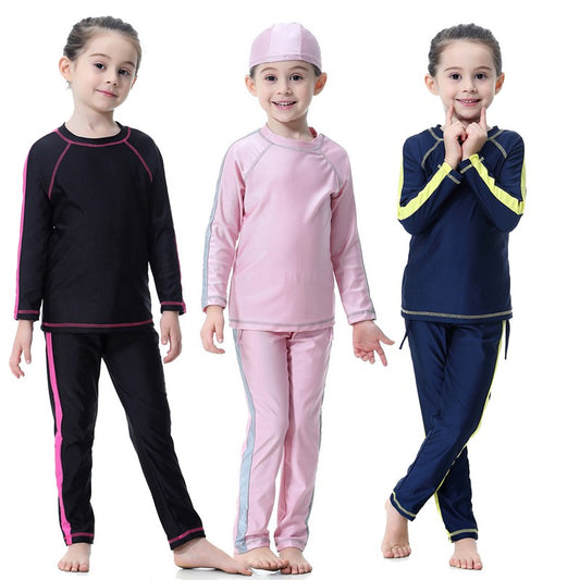 Muslim Girl Swimwear Swimsuit Burkinis Child