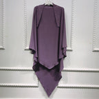 Muslim Women Long Khimar Overhead