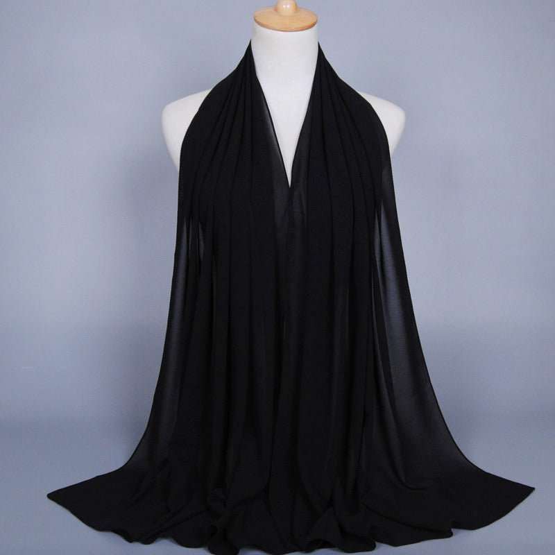 35 Color Options Muslim Women Chiffon Hijab Scarf