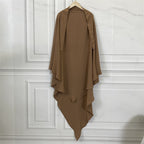 Muslim Women Chiffon Khimar Overhead Hijab