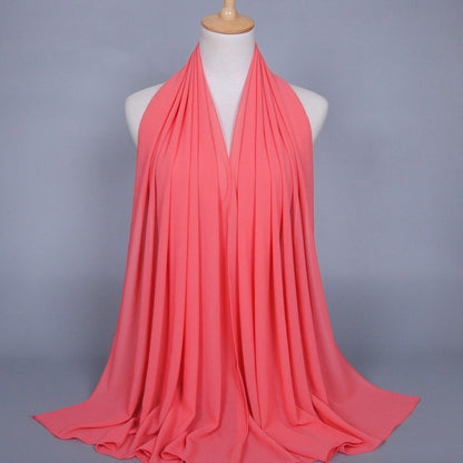 35 Color Options Muslim Women Chiffon Hijab Scarf