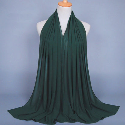 35 Color Options Muslim Women Chiffon Hijab Scarf