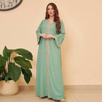 Eid Dress 11 Color Options Middle East Turkish Moroccan Women Bronzing Luxury Caftan Kaftan Dress