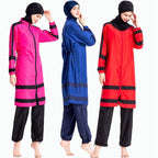 Blue, Red, Pink