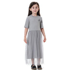 Middle East Arab Kids Clothes Girl Fashion Mesh Dress