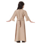 Fashion Simple Girls Abaya Dress Middle East Arab Kids Clothing