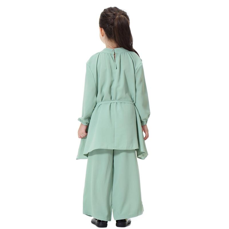 Middle East Arab Girl Clothing Set Blouse Tops And Pants