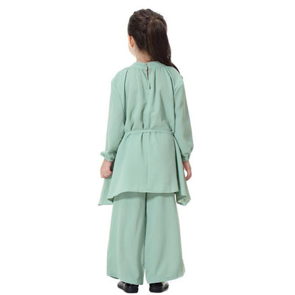 Middle East Arab Girl Clothing Set Blouse Tops And Pants