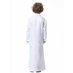 Middle East Arab Kids Clothing Stand Collar Robe Boy thobes